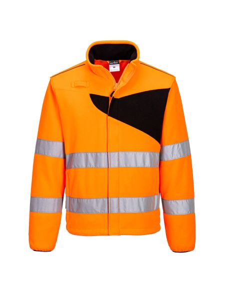 High Visibility Fleece Lined Jacket PW274 Portwest