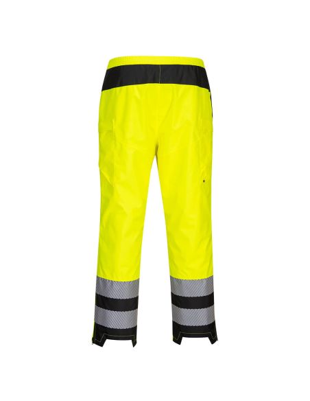 Portwest PW386 Women's High Visibility Rain Trousers EN343 Class 3