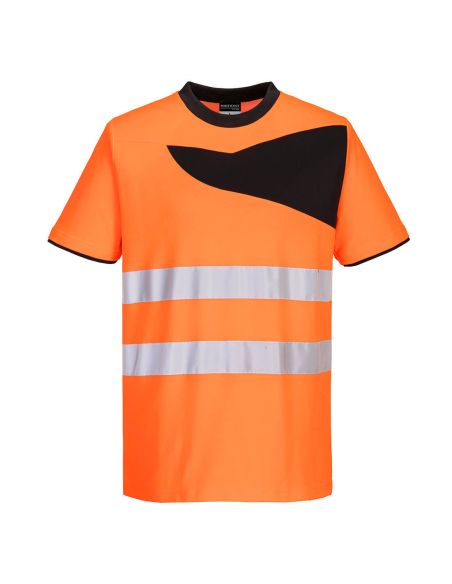 High Visibility Work T-shirt with PW213 Portwest