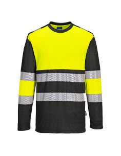 High Visibility Long Sleeve T-Shirt EN20471 PW312 Portwest