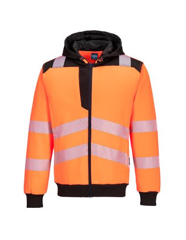 Portwest PW327 High Visibility Class 3 full Zip Hoodie EN20471