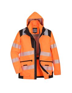 Portwest PW367 5-in-1 Hi Vis Winter Jacket EN20471