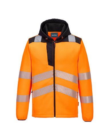 High Vis. Fleece Jacket w/ Seg. Stripes EN20471 Cl. 3 PW335 Portwest