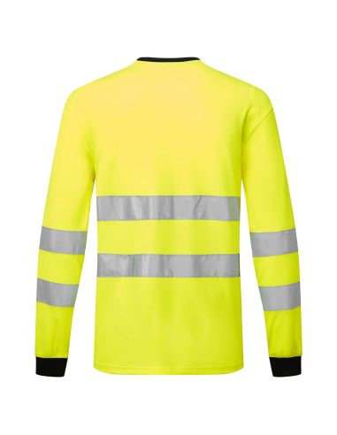 T-shirt de Travail manches longues haute visibilité PW221 Portwest