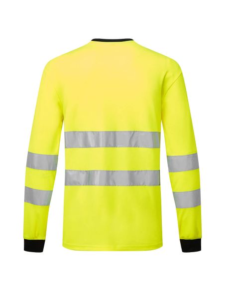 High Visibility Work long sleeve T-shirt PW221 Portwest