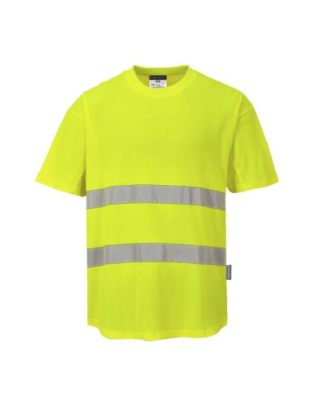 Ventilated High Visibility T-shirt EN ISO 20471 Class 2 C394 Portwest