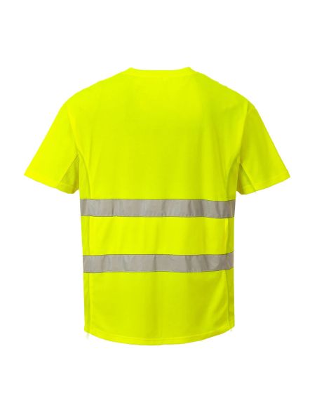 Ventilated High Visibility T-shirt EN ISO 20471 Class 2 C394 Portwest