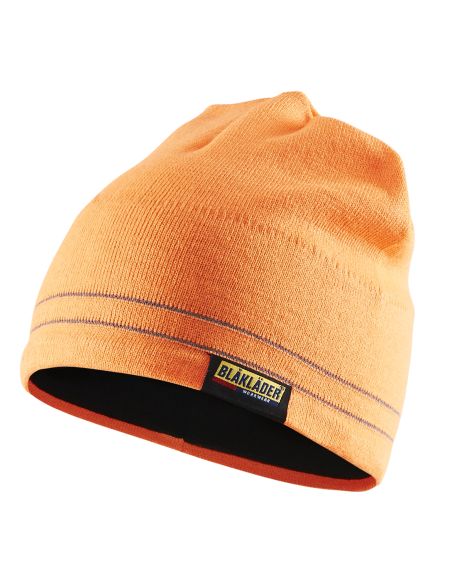 Beanie with fluorescent colors and reflective thread 2007 Blaklader