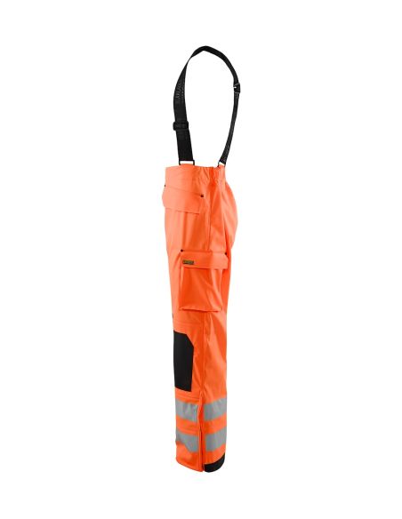 High Visibility Rain Trousers with High Level of Waterproofing 1302 Blaklader