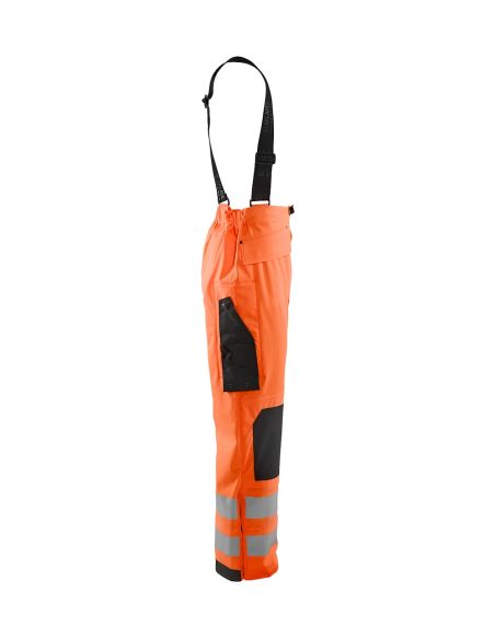 High Visibility Rain Trousers with High Level of Waterproofing 1302 Blaklader