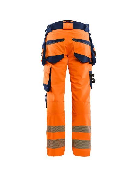 Blaklader 1122 High-Visibility Stretch 4D Trousers with Floating Pockets