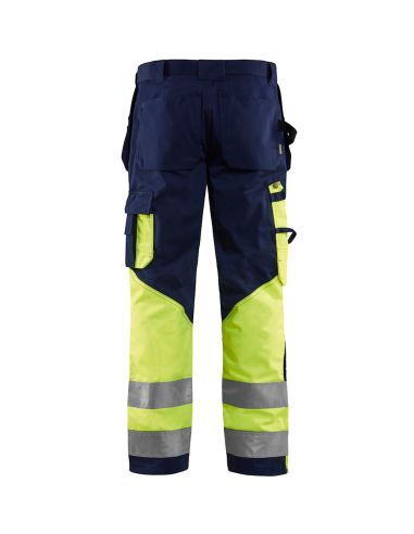 High Visibility Pants 100% Cotton with Floating Pockets 1529 Blaklader