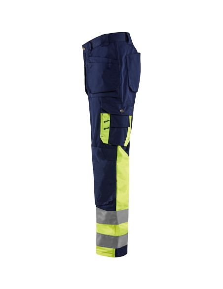 High Visibility Pants 100% Cotton with Floating Pockets 1529 Blaklader