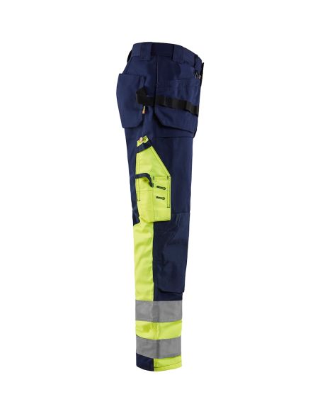 High Visibility Pants 100% Cotton with Floating Pockets 1529 Blaklader