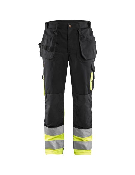 High Visibility Pants 100% Cotton with Floating Pockets 1529 Blaklader