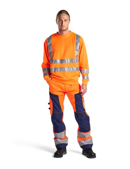 High Visibility Water-Repellent Trousers 1567 Blaklader