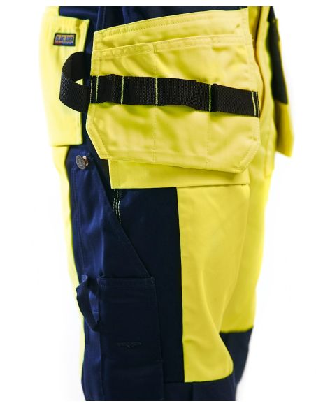 High Visibility Pants polycotton with Floating Pockets 1533 Blaklader