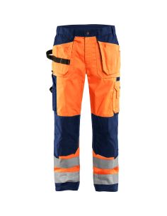 High Visibility Pants polycotton with Floating Pockets 1533 Blaklader