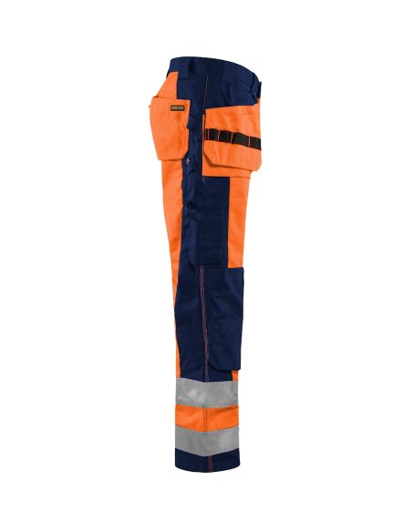 High Visibility Pants polycotton with Floating Pockets 1533 Blaklader