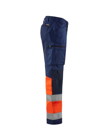 High Visibility Stretch Trousers 1551 Blaklader