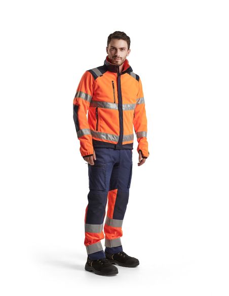 High Visibility Stretch Trousers 1551 Blaklader