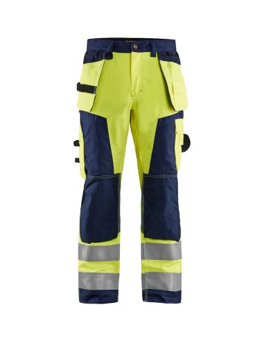 Pantalon à poches flottantes Haute Visibilité Hydrofuge 1568 Blaklader