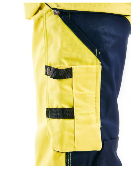 High-Visibility Water-Repellent Trousers with Floating Pockets 1568 Blaklader