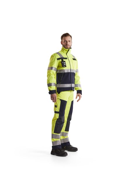 High Visibility Multi-Risk Pants Resistant to Oil, Water, and Dirt 1578 Blaklader