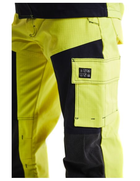 High Visibility Multi-Risk Pants Resistant to Oil, Water, and Dirt 1578 Blaklader