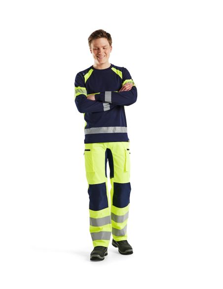 Pantalon Extensible Haute Visibilité très confortable 1585 Blaklader