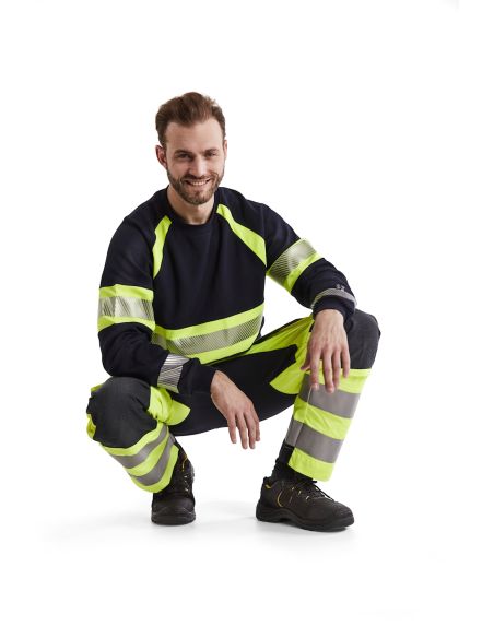 High Visibility Flame Retardant Multi-Risk Pants 1587 Blaklader