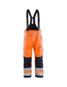 Hardshell High Visibility Trousers with Cordura Reinforcements 1867 Blaklader