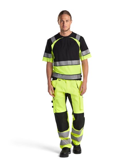 High Visibility Stretch Trousers 1552 Blaklader