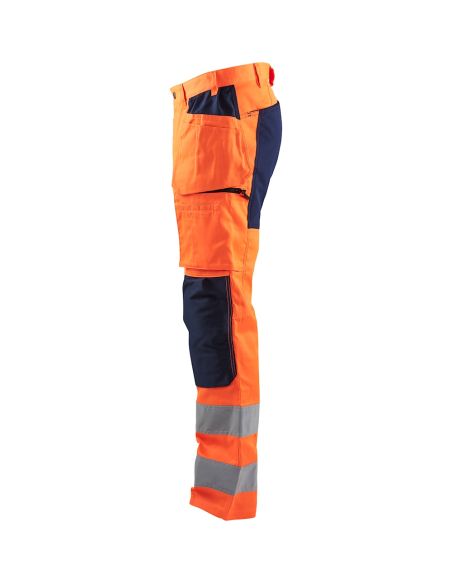 High Visibility Stretch Trousers 1552 Blaklader