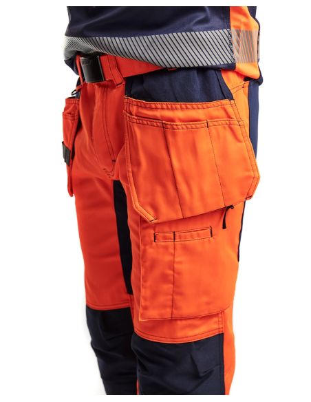 High Visibility Stretch Trousers 1552 Blaklader