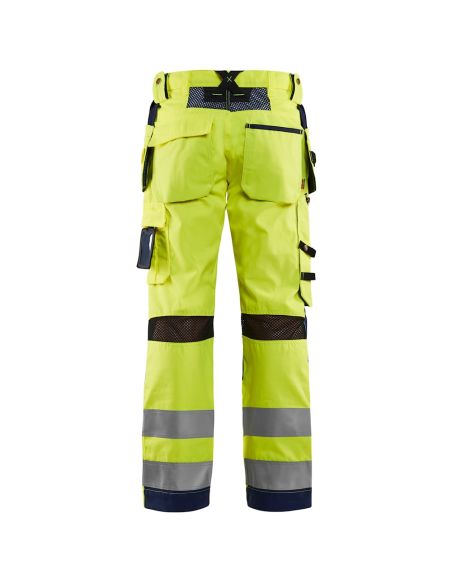 High Visibility Pants polycotton with Floating Pockets 1533 Blaklader