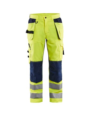 High Visibility Pants polycotton with Floating Pockets 1533 Blaklader