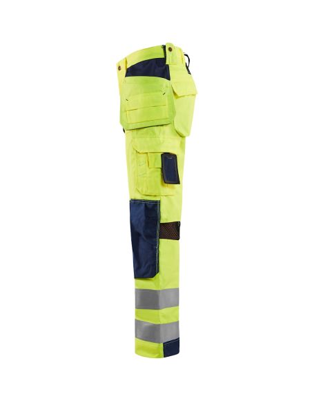 High Visibility Pants polycotton with Floating Pockets 1533 Blaklader