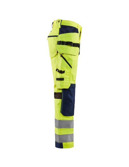 High Visibility Pants polycotton with Floating Pockets 1533 Blaklader