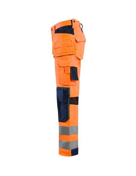 High Visibility Pants polycotton with Floating Pockets 1533 Blaklader