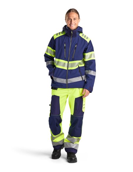 High Visibility High Waterproof Softshell Pants 1567 Blaklader