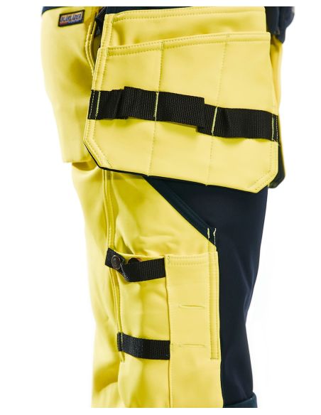 High Visibility High Waterproof Softshell Pants 1567 Blaklader