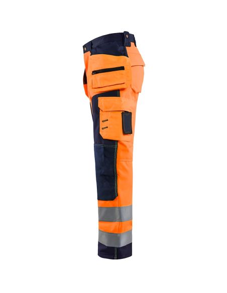 High Visibility High Waterproof Softshell Pants 1567 Blaklader