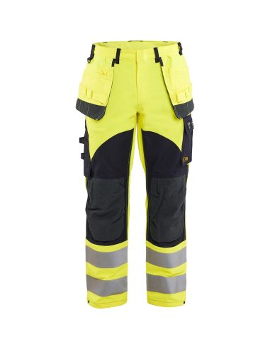 High-Visibility Multi-Risk Pants, Flame-Retardant, Multi-Pocket 1589 Blaklader