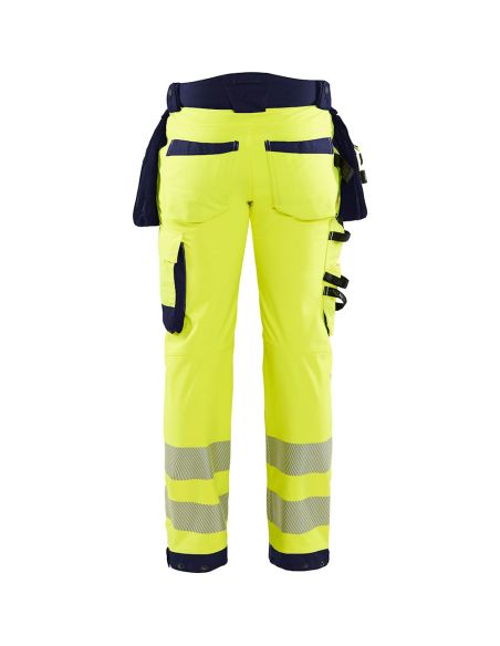 High Visibility Softshell Pants with Cordura Reinforcements 1820 Blaklader