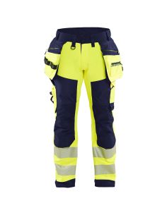 High Visibility Softshell Pants with Cordura Reinforcements 1820 Blaklader