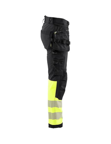 EN20471 Softshell Pants with Cordura Reinforcements 1821 Blaklader