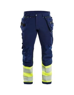 High Visibility 4-Way Stretch Pants with Floating Pockets 1993 Blaklader