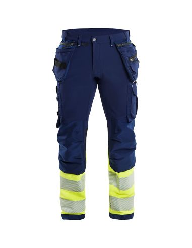 High Visibility 4-Way Stretch Pants with Floating Pockets 1993 Blaklader