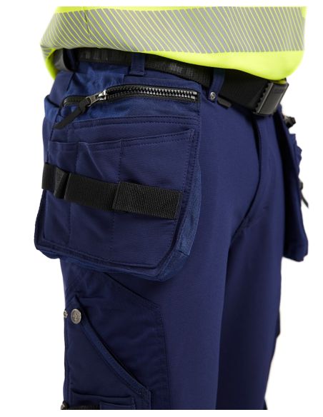 High Visibility 4-Way Stretch Pants with Floating Pockets 1993 Blaklader